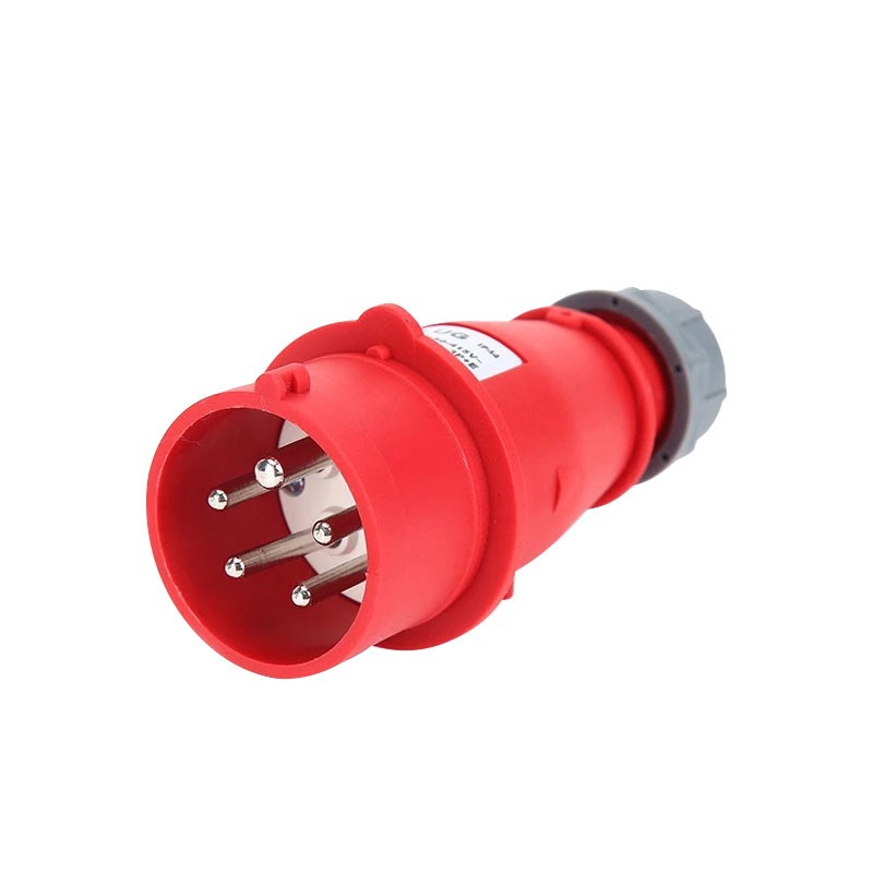 16A 5 Pin IP44 220V-415V 3P+E+N European Aviation Industrial Power Male/Female Plug Socket Connector Waterproof Dustproof