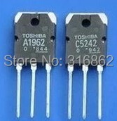 A1962 C5242 2SA1962 2SC5242 TO-3P ROHS Original 10pcs/lot 5+5 Free Shipping Electronics Configuration Kit