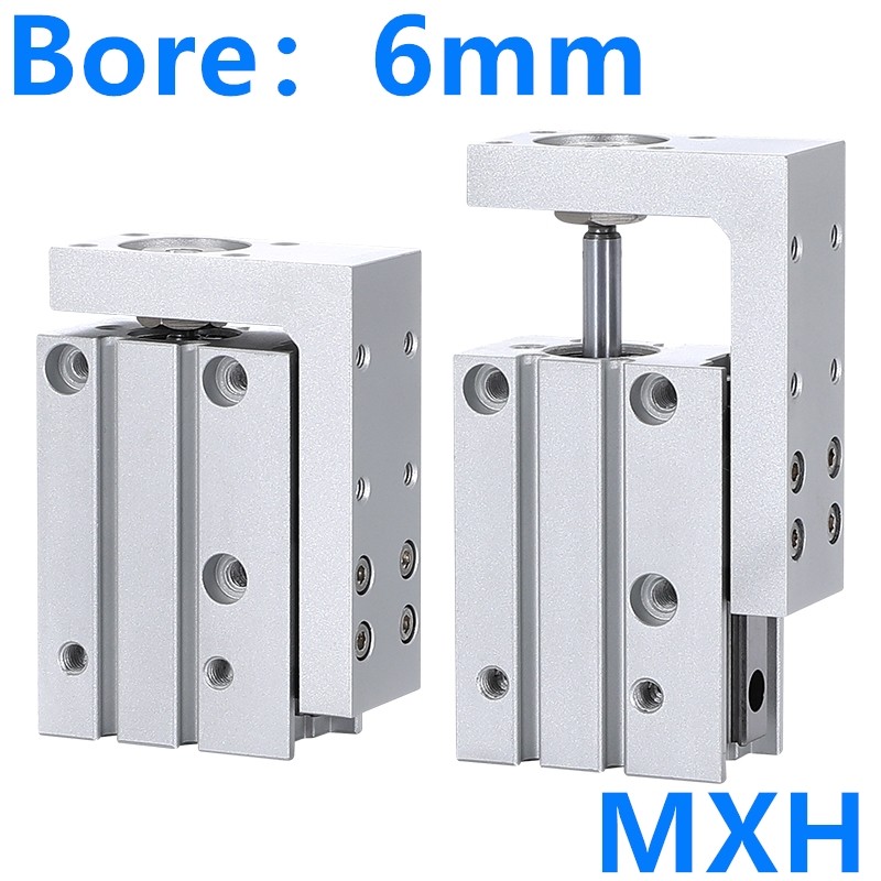 MXH6 Compact Slide Cylinder Same as SMC MXH6-5Z MXH6-10Z MXH6-15Z MXH6-20Z MXH6-25Z MXH6-30Z MXH6-40Z MXH6-50Z MXH6-60Z