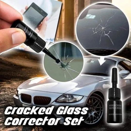 Car Scratched Glass Repair Tool DIY Car Window Phone Screen Repair Kit Glass Curing Glue Auto Glass Scratch Windshield Restore