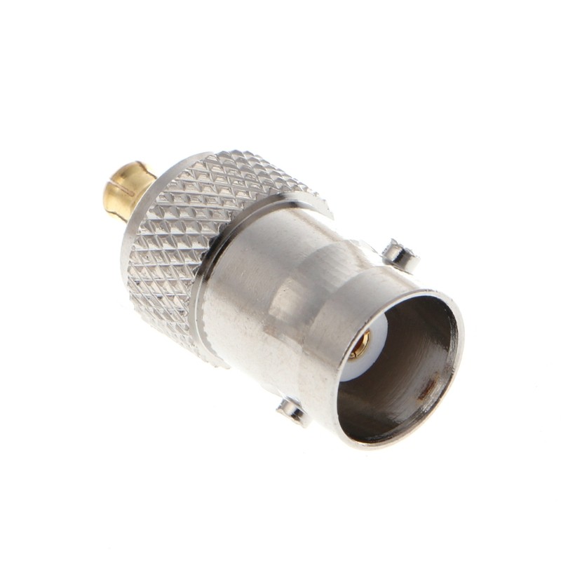 BNC Female to MCX Male Socket, Straight RF Coaxial Connector Adapter