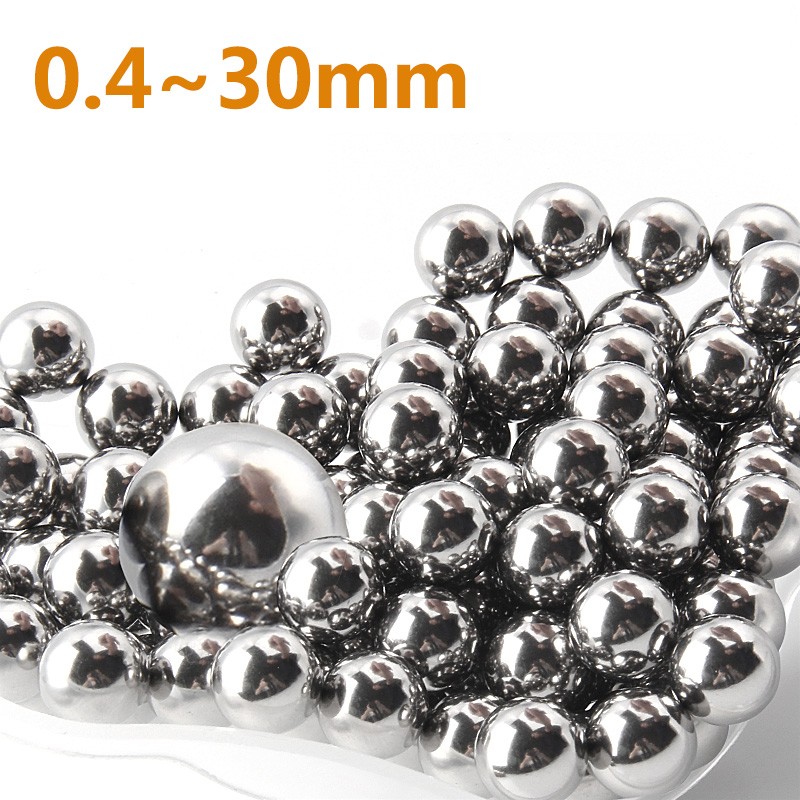 304 Stainless Steel Steel Ball Dia 0.4-30mm SUS Precision Holder Solid Small Pellet Slingshot Marble Round Smooth Slide Ball