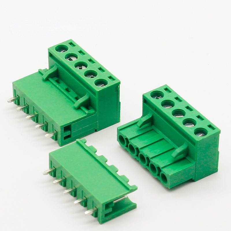 10 sets ht5.08 5pin Terminal plug type 300V 10A 5.08mm pitch connector pcb screw terminal block