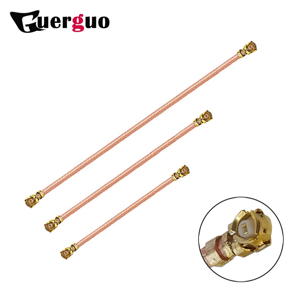 10pcs RG178 Pigtail U.fl IPX IPEX1 Female to U.fl IPEX1 Female WiFi Antenna Extension RF Coaxial Cable for Router 3g 4g Modem