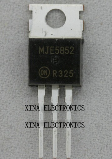 MJE5852 mje 5852 8a/400 فولت TO-220 بنفايات الأصلي 10 قطعة/الوحدة شحن مجاني تكوين الالكترونيات عدة