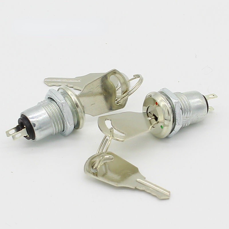 5pcs Key Switch On/Off Lock Switch KS-02