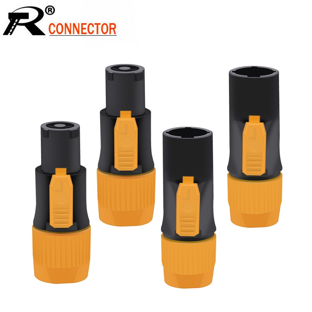 10pcs Waterproof Lock PowerCon Chassis Connectors NAC3MPX or NAC3MX-W NAC3FPX + Powercon True Connector NAC3FX-W