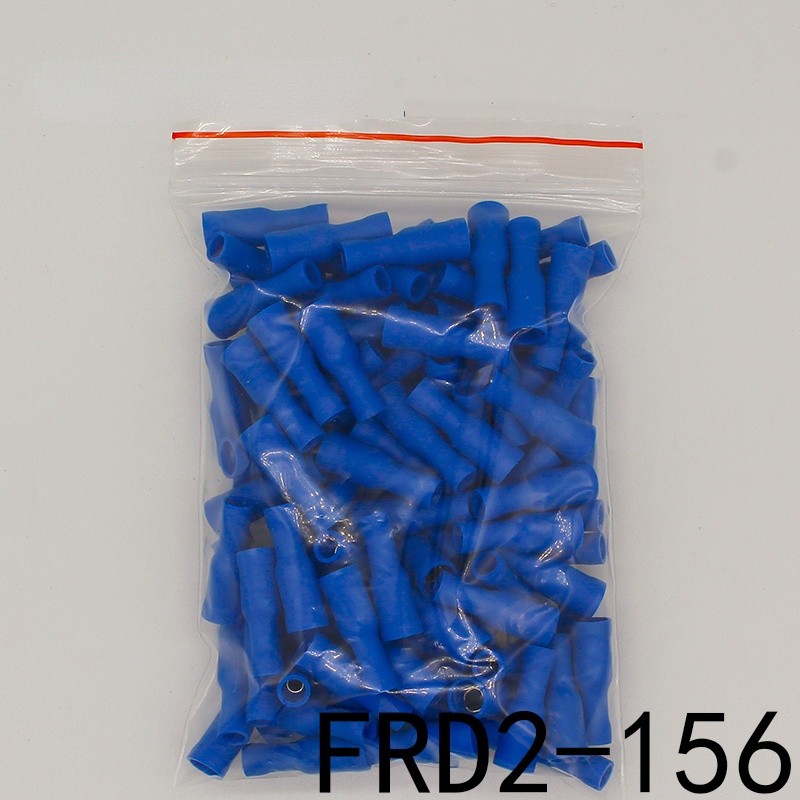 FRD2-156 FRD2.5-156 100 قطعة رصاصة على شكل الإناث العازلة المشتركة سلك موصل الكهربائية تجعيد محطة AWG16-14 FRD