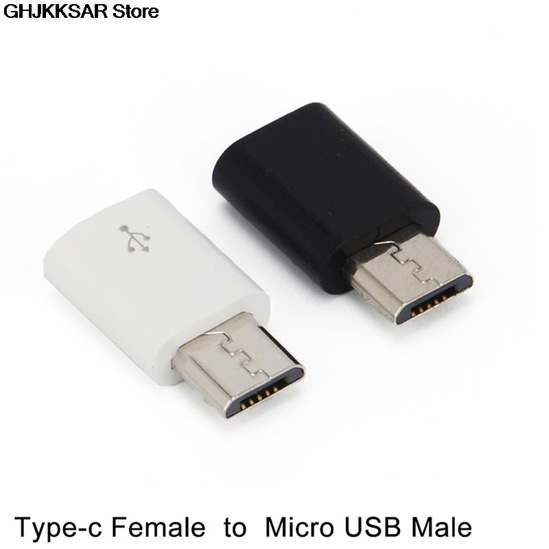 Type C Male, Female to Micro USB Adapter Connector