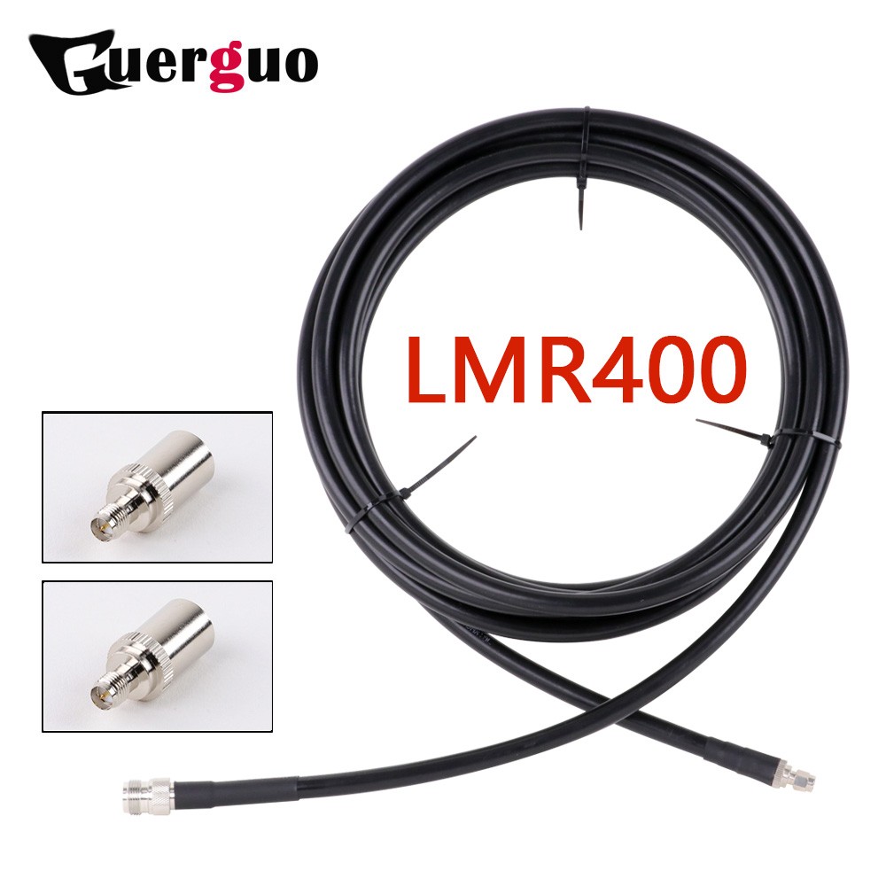 RP SMA Female to RP SMA Female LMR400 Cable 50Ohm RF Converter Low Loss Pigtail WiFi Antenna Extension Cable Signal Booster Jumper