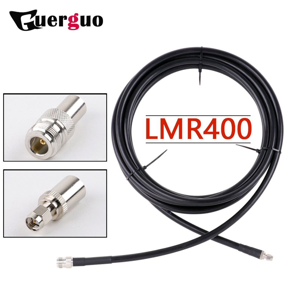 SMA Cable Male to N Female LMR400 Cable 50 Ohm RF Coax Extension Jumper Pigtail for 4G LTE Cellular Amplifier Phone Signal Booster