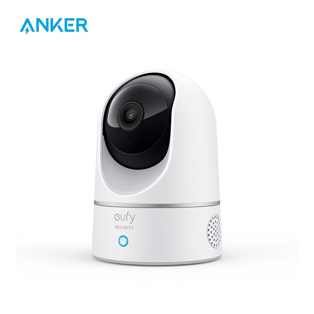 Eufy Security 2K Pan and Tilt Indoor Camera, Plug-in Security Indoor Camera with WiFi, Human and Pet AI, Voice Assistant Compatibility