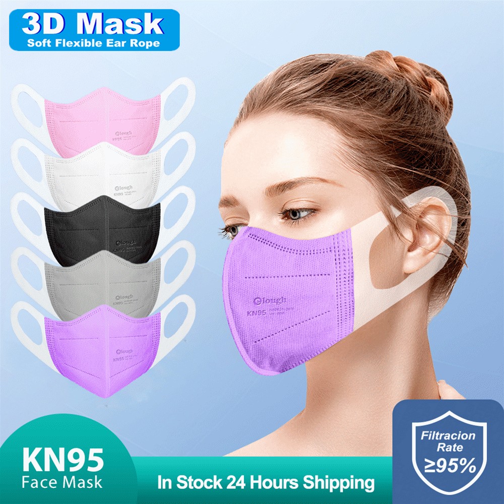 mascarillas fpp2 masks ce ffp2 mask soft ear rope 4 layer protection mascarilla kn95 adult noir mask ffpp2 maske kn95maske