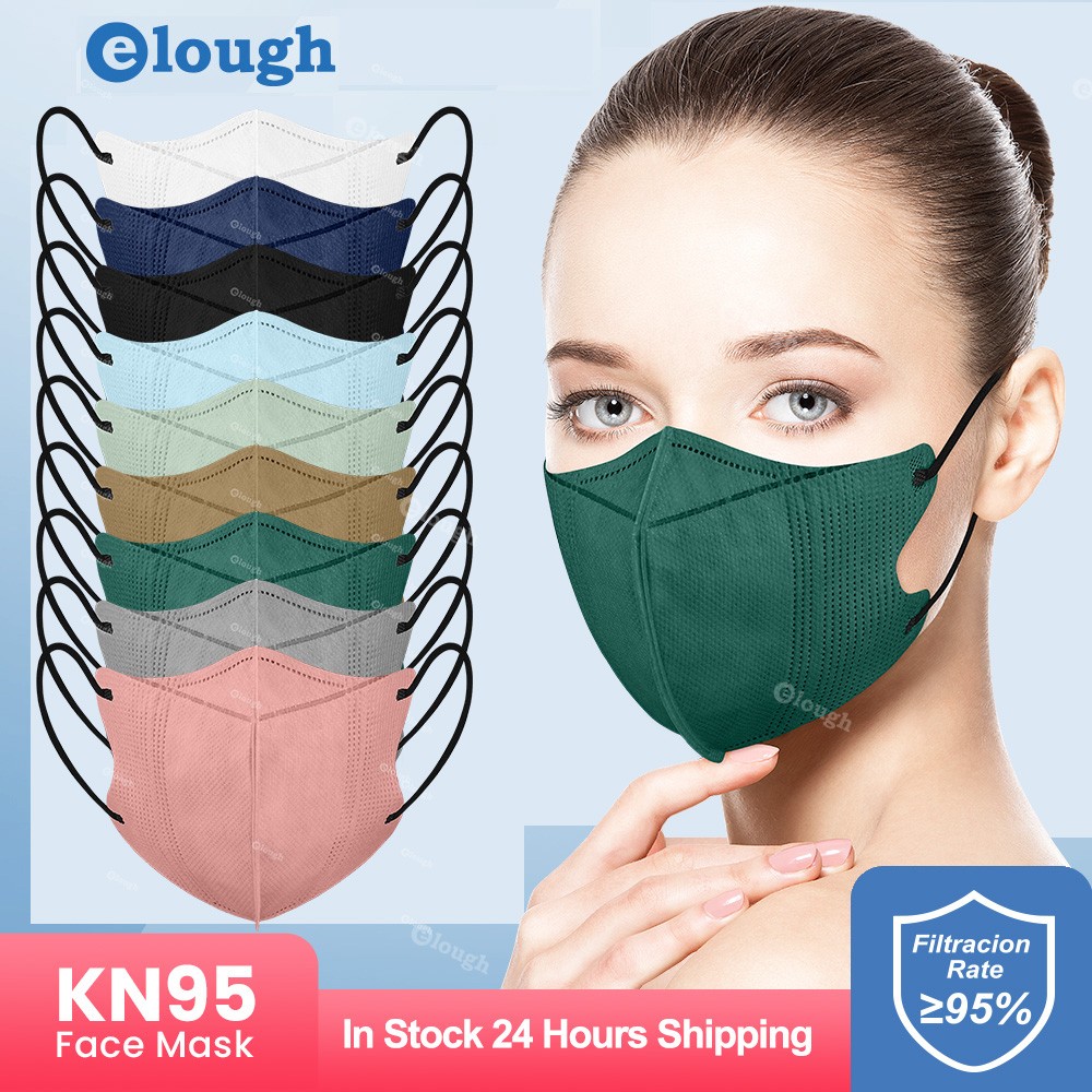 Elough Morandi 3D Mask for Mascaras kn95 korean fish mask ffp2fan adult 4L Ayers FFP 2 KN95 Mask KN 95 Mask Black