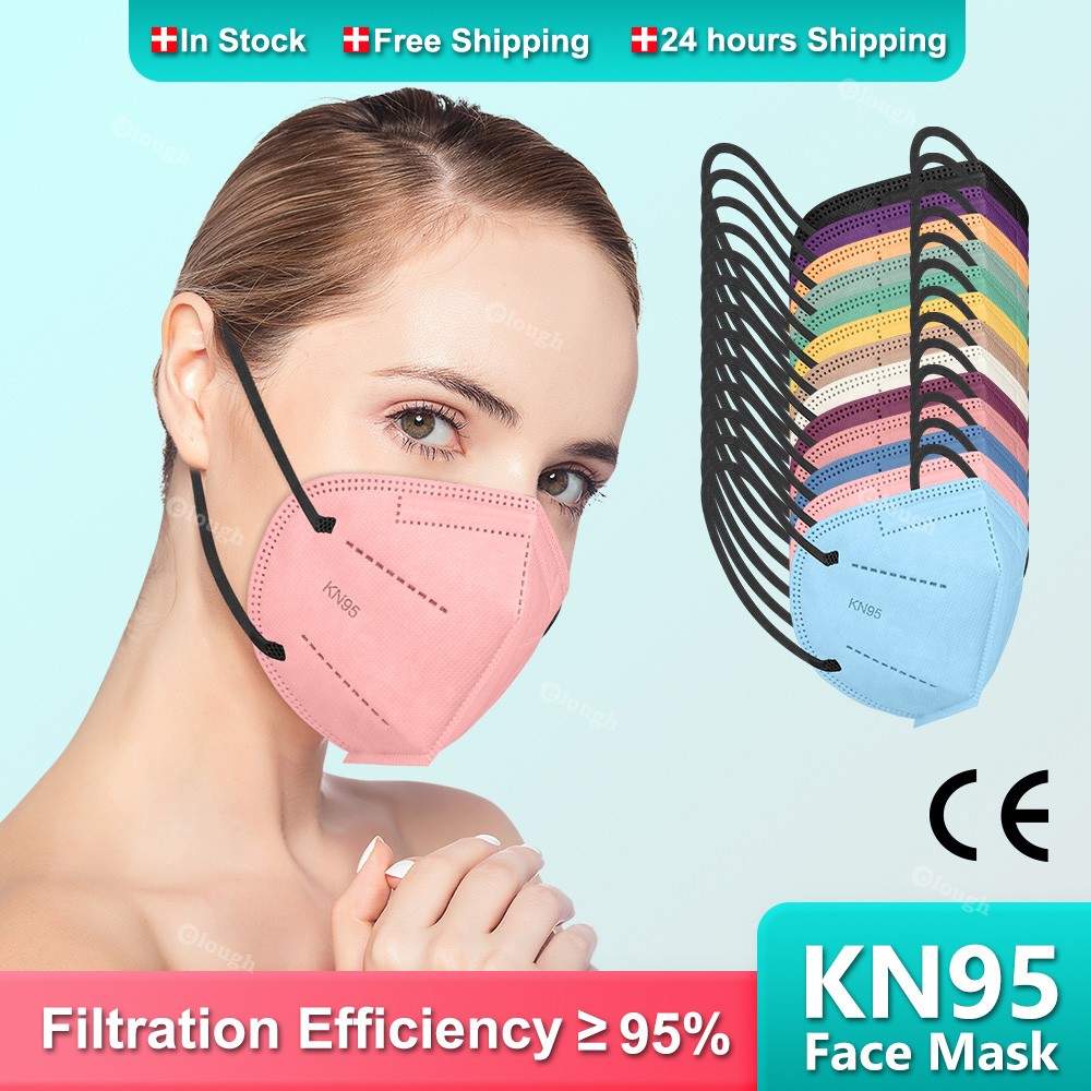 KN95 قناع FFP2 قناع للكبار متعدد الألوان جديد KN95 Mascarillas FPP2 homology ada المتاح حماية الوجه قناع mondkapjes