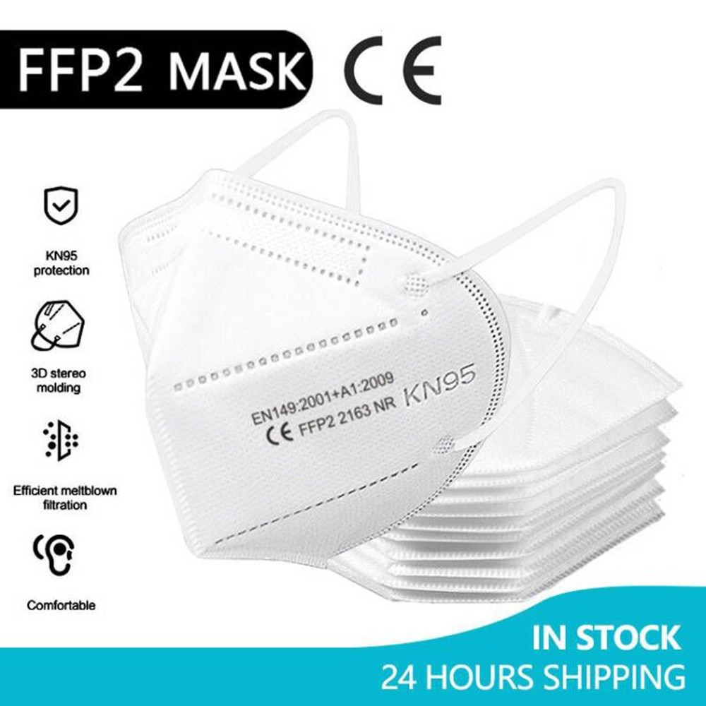 1-100pcs KN95 Mask Mascherine FFP2 FFPP2 5 Layer Adult Face Mask ffp2mask ffp2 CE Certificate mascarillas fpp2 homologada ffp3