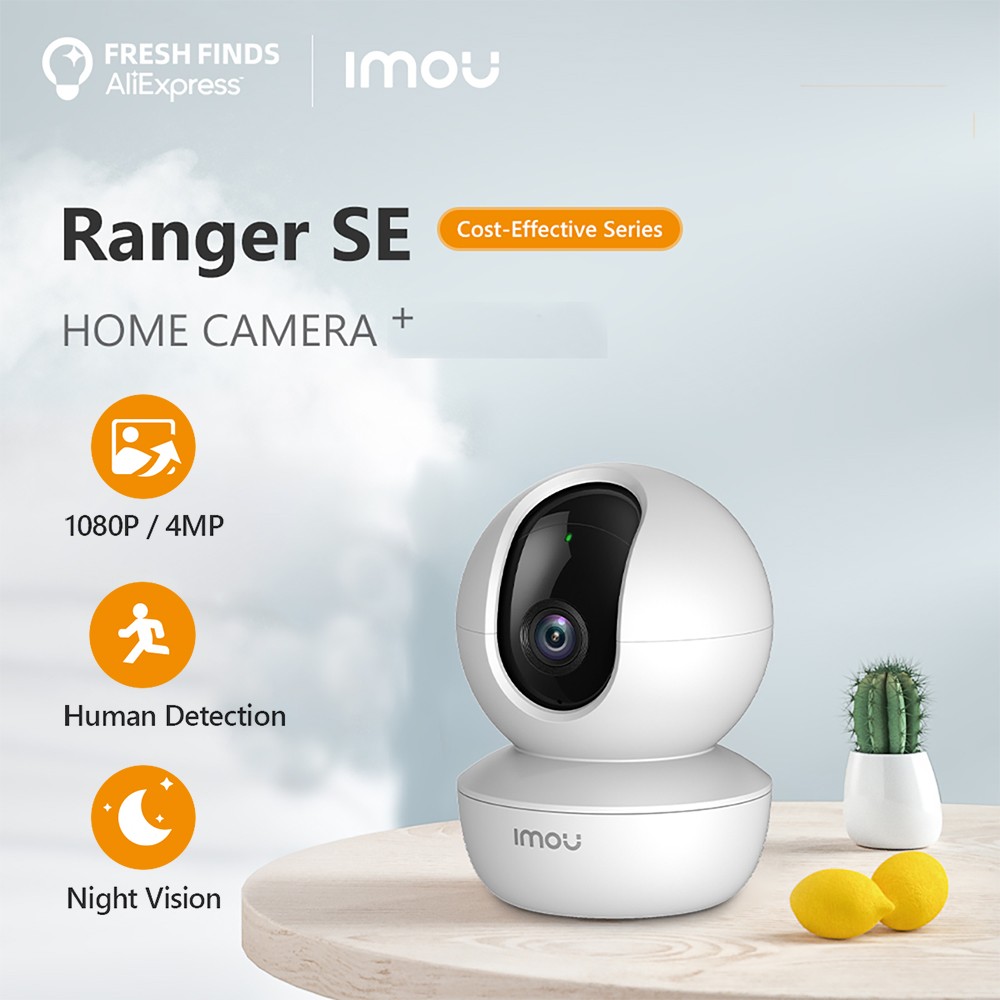 dahua imou ranger SE baby monitor AI human detect wireless security surveillance camera ip CCTV indoor 4X digital zoom camera