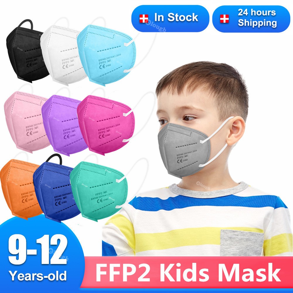 أقنعة Mascarillas FFP2 للأطفال FPP2 قناع KN95 للأطفال fpp2 قناع ffp2tool ada 9-12 صبي فتاة mascarilla infantil ffp2 قناع masque niños