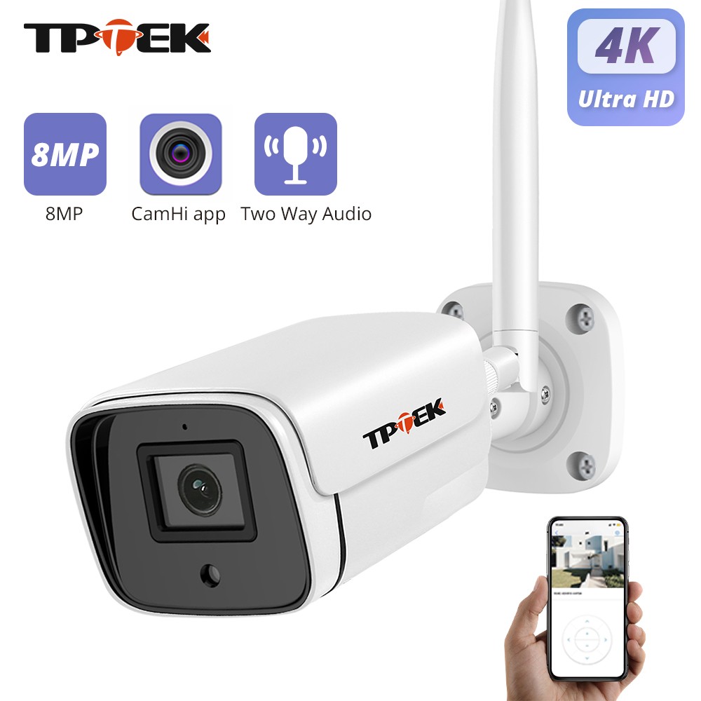 8MP 4K كاميرا مراقبة أي بي عصر واي فاي في الهواء الطلق مراقبة أمن الوطن حماية CCTV واي فاي كامارا 5MP فيديو واي فاي مقاوم للماء كاميرا مراقبة أي بي