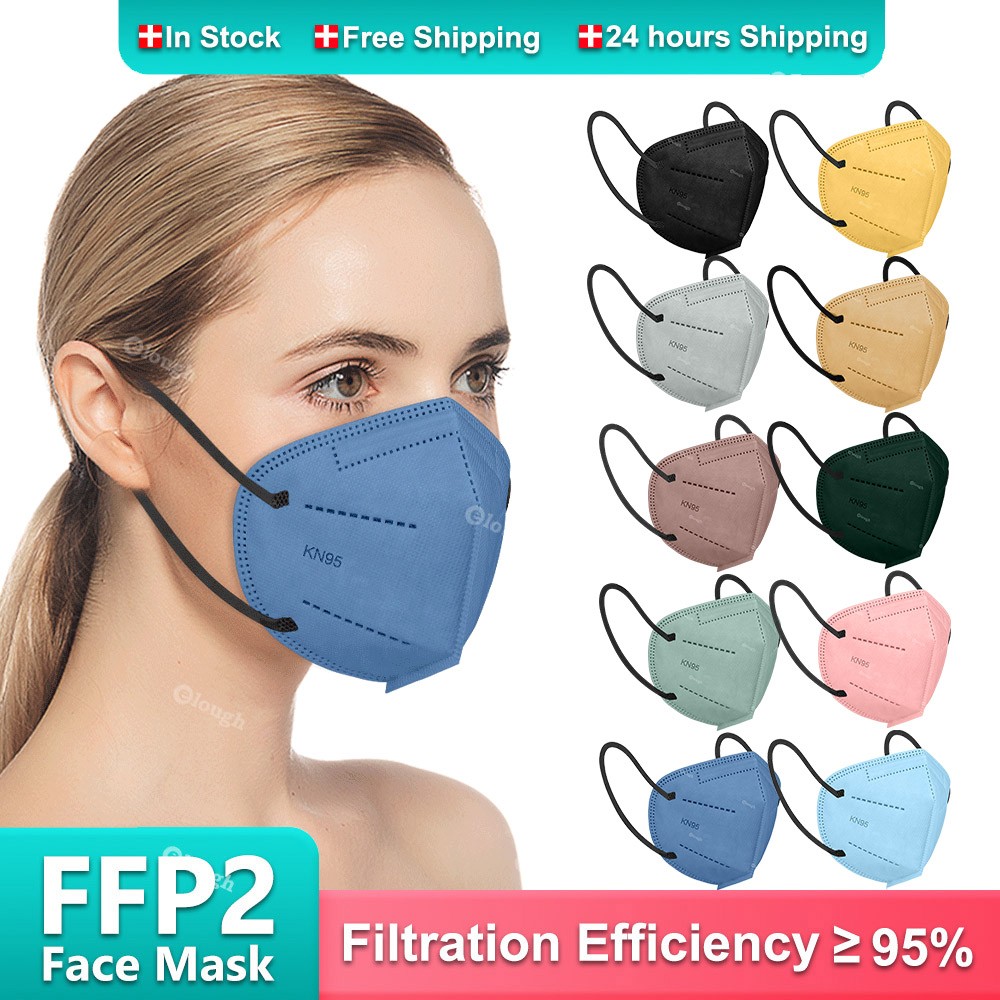 أقنعة Morandi KN95 قناع ffp2mascherine FFP2 Mascarillas FPP2 homology ada Masque FFP 2 5 طبقات حماية قناع الوجه CE FFP3 FP2