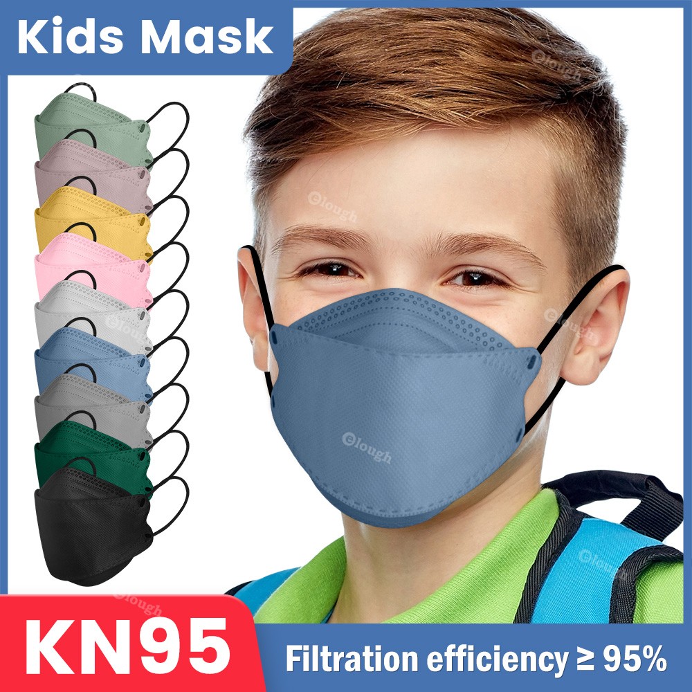 kids fish mask ffp2mascarillas fpp2 niños kids protective mask 4-12 years old korean kn95masque ffp2 niños