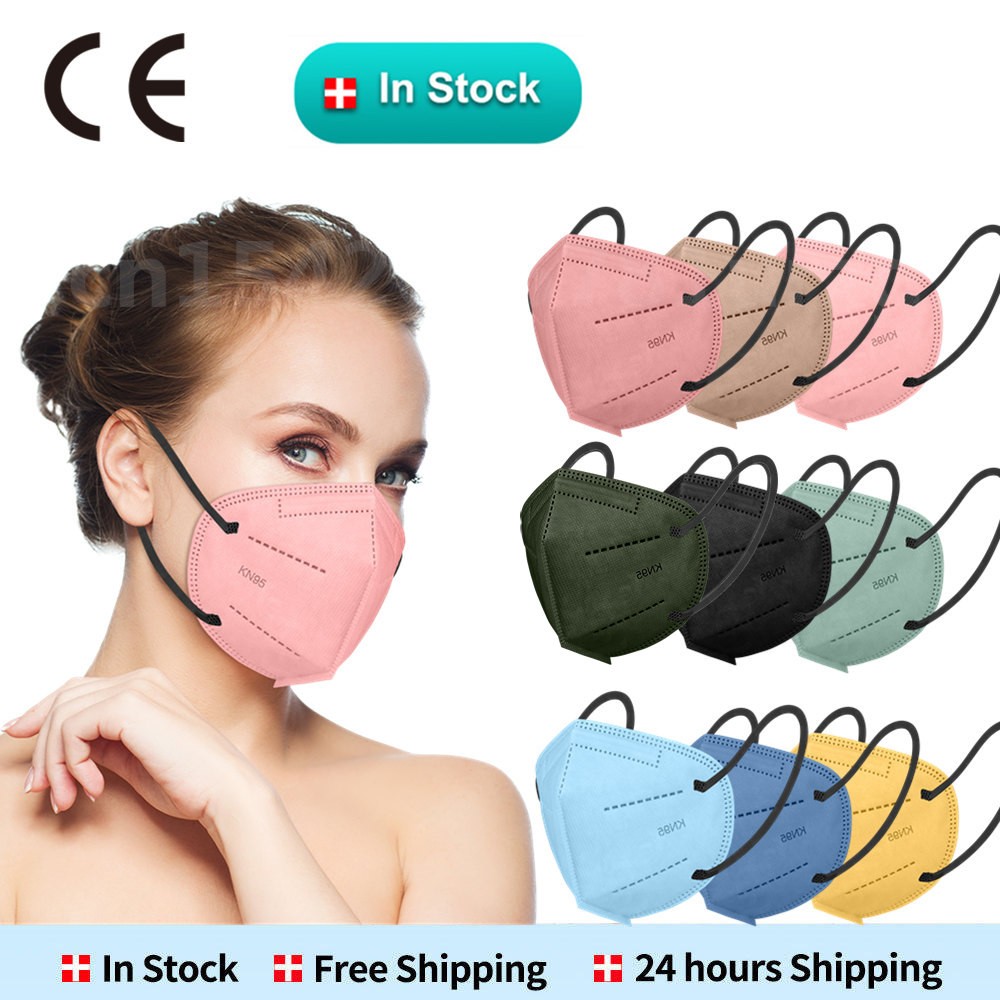 10-200pcs Colorful Masks FFP2 Mascarillas KN95 Certified Mascarilla FPP2 homology ada Cubrebocas KN95 Face Mask KN 95 Adult