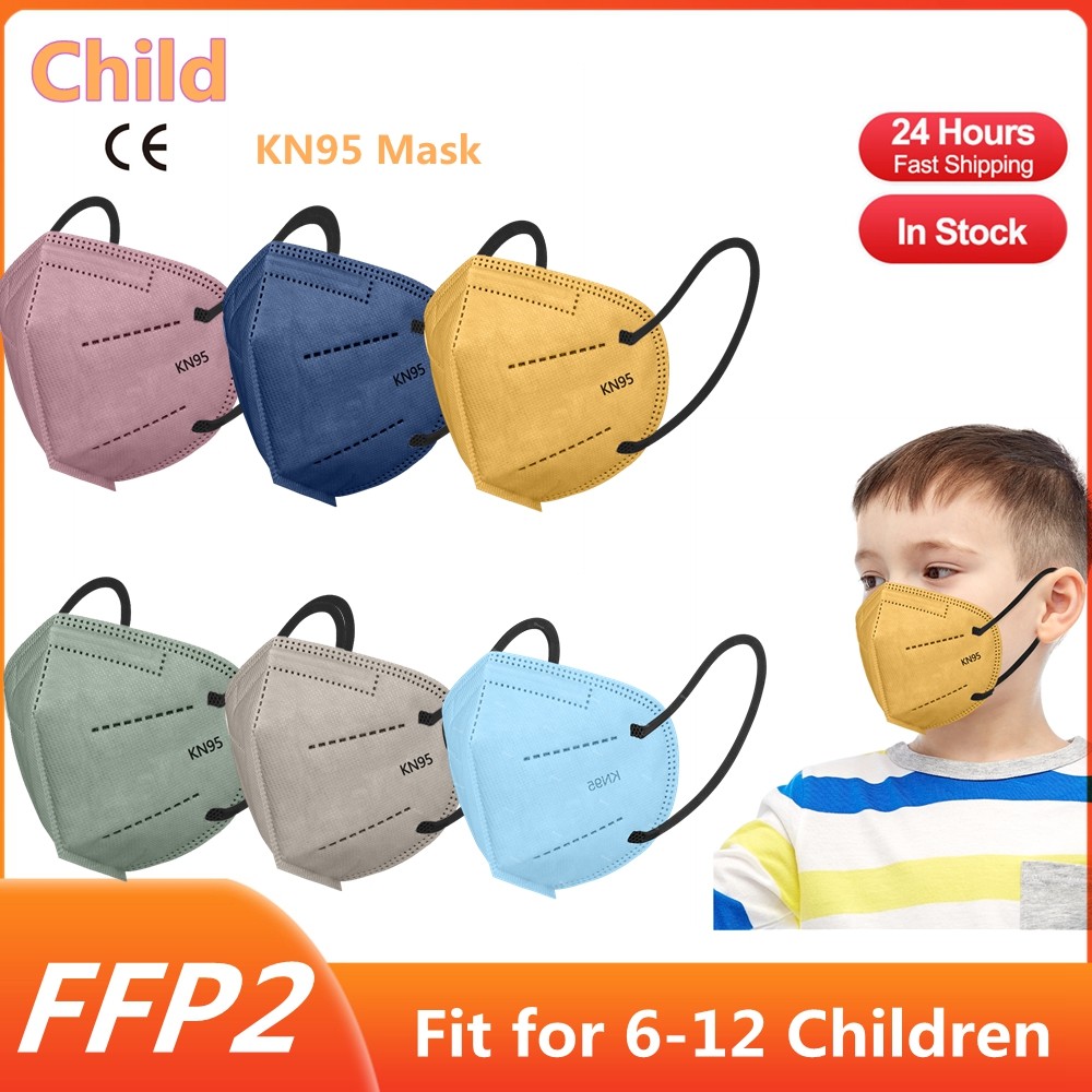 FFP2 Mask Kids 6-12 Ages Mask Morandi ffp2mascarillas FPP2 Infantil Niños Security Protection KN95 Masque FFP2 Enfant