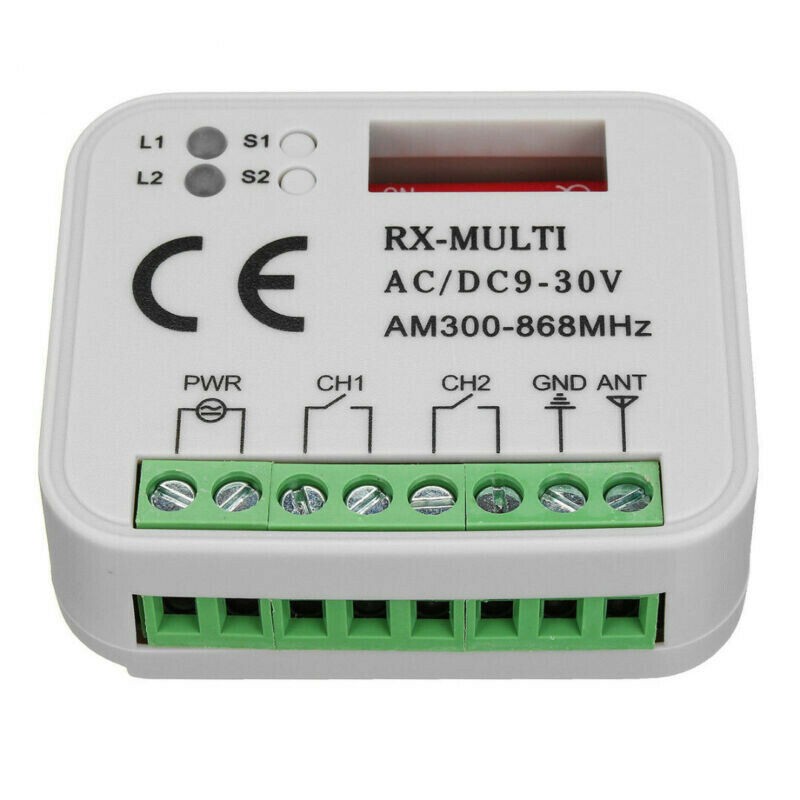 Universal Fixed Code Receiver 433-868MHz 433.92MHz To 868.3MHz HORMANN Ditec Receiver Receiver