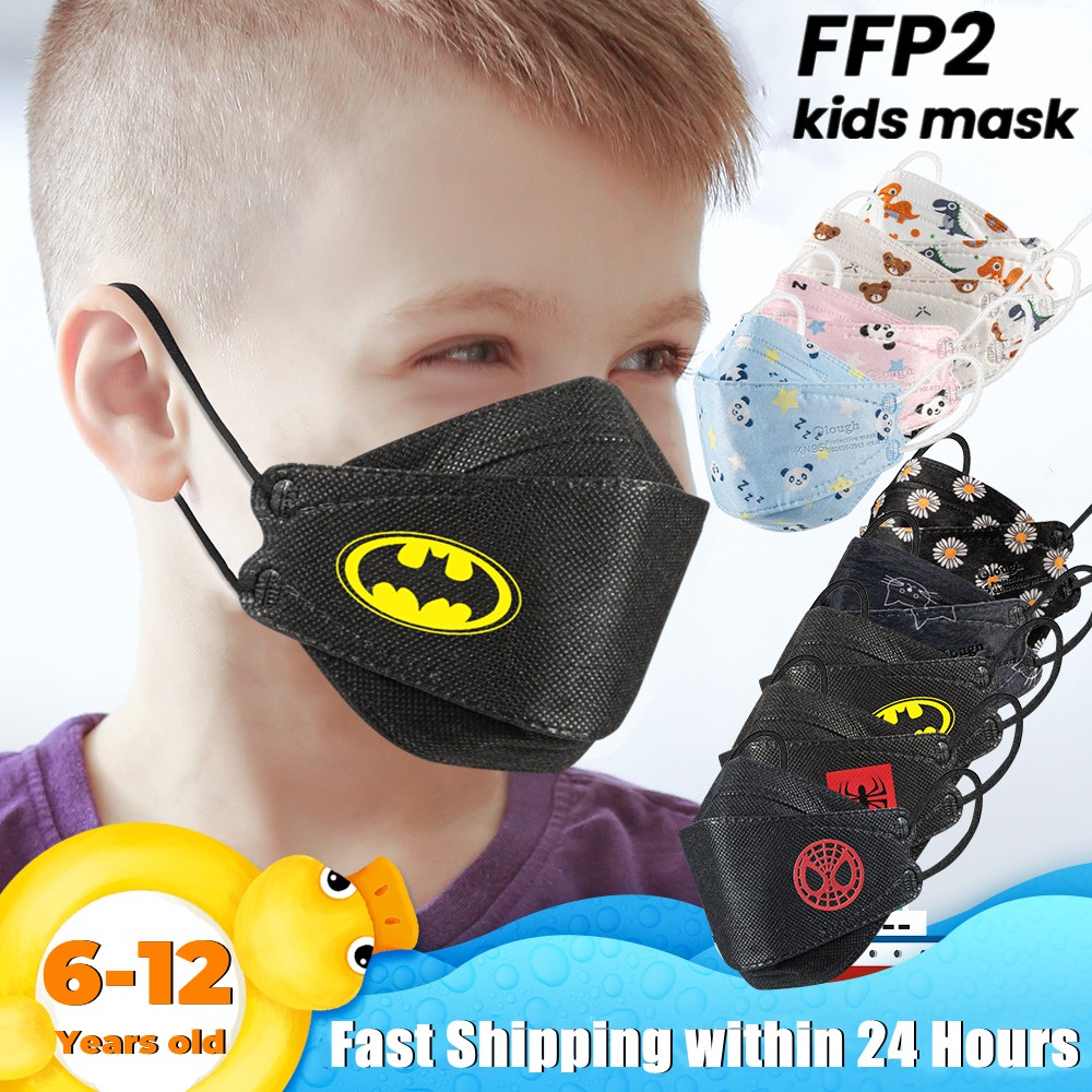 EU Approved FFP2 Mascarillas Niñas Fpp2 Mask Face Masks Kn95 Respirator Mask Kids Boys Mask ffp3 ffp2fan niños