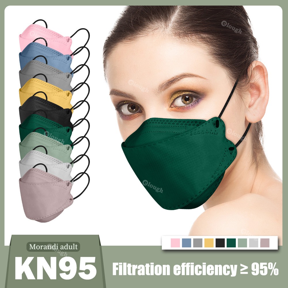 10-100pcs Fish Mask KN95 FFP2 Mascarillas FPP2 homology ada masks for adults disposable ffp2 respirator mask fpp2 colores kn95 masque