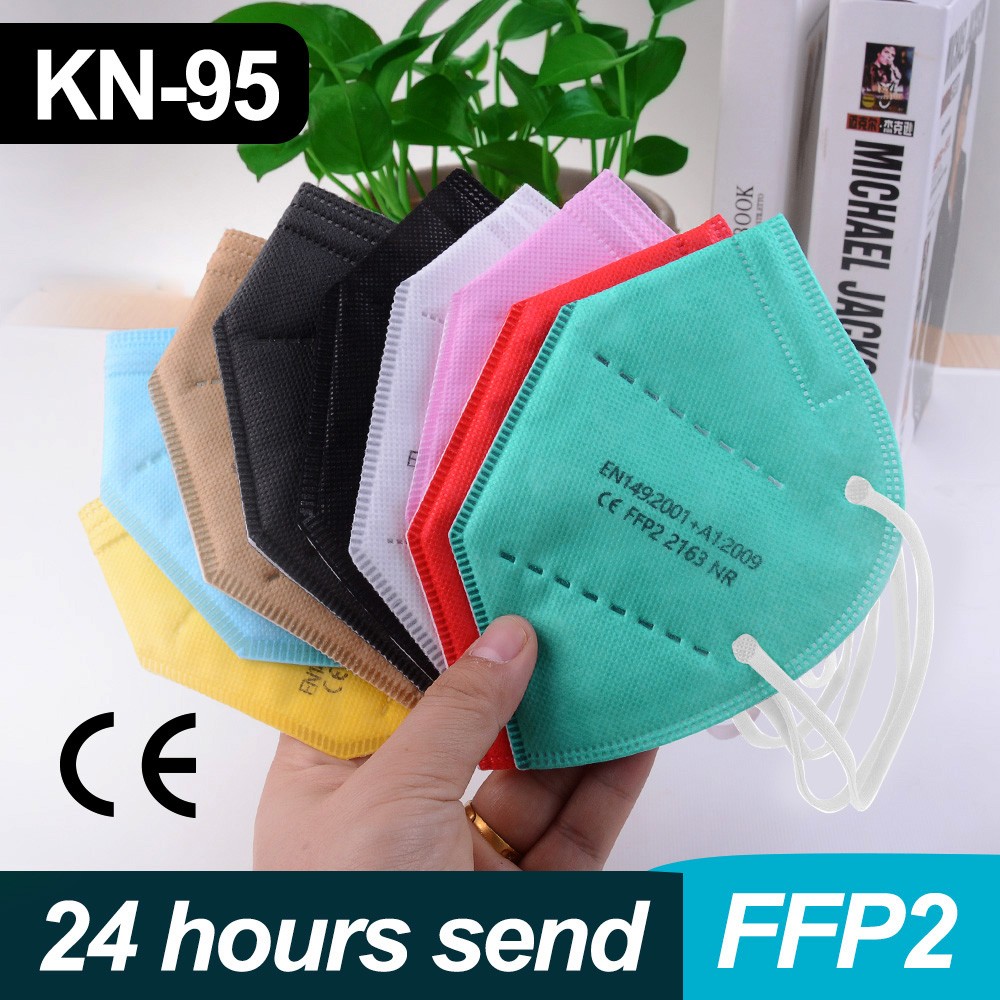 1-100pcs KN95 Masks ffp2fan ffpp2 Mouth Mask Reusable KN95 Respirator FPP2 Masque FFP2 Protective Face Mascarillas Masken CE