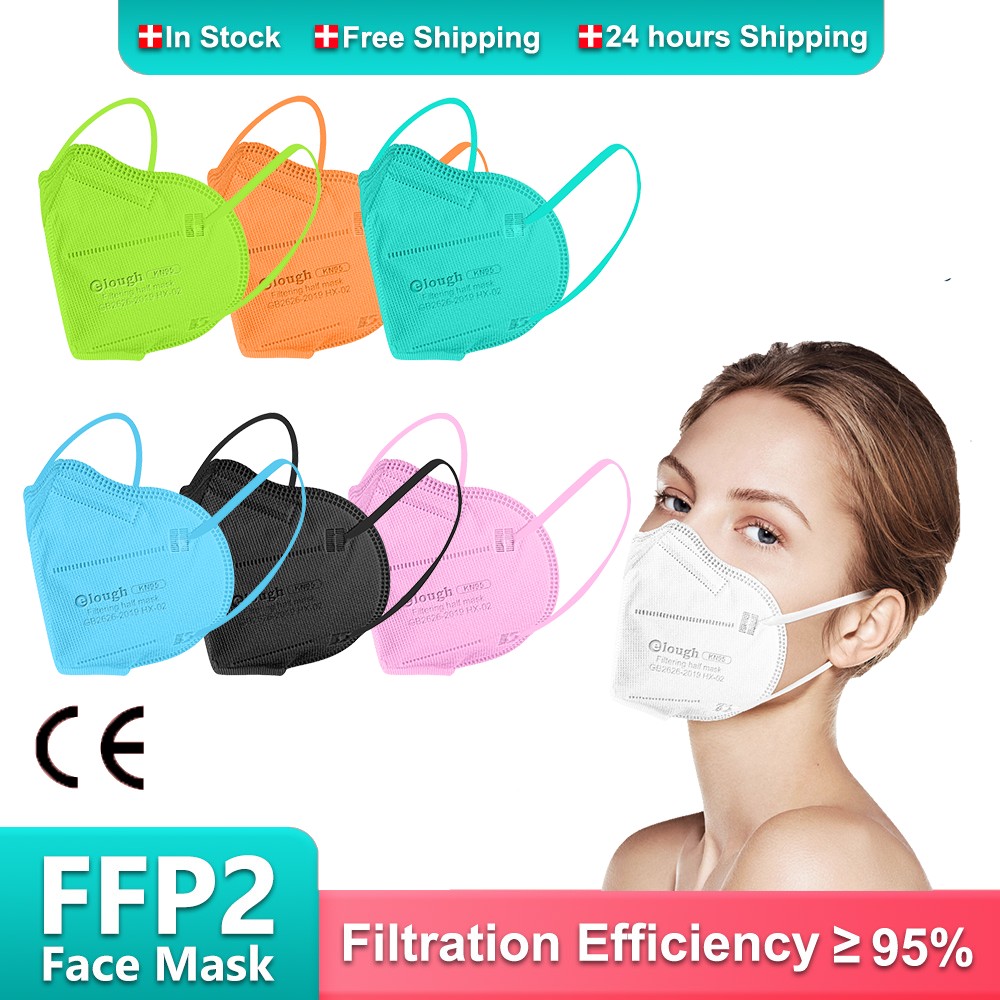 قناع الوجه fpp2 mascarilla ffp2 homology adas colores إسبانيا kn95 القابل لإعادة الاستخدام ، قناع ffp2masque ماسكارا للوجه 5 رقائق