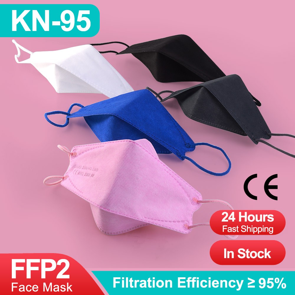 KN95 Mascarilla Respirator Mask 5 Layers FPP2 homology ada CE FFP2 Reusable FPP2 Respirator Mask ffp2fan Protective Mask KN95 Masque FFP3