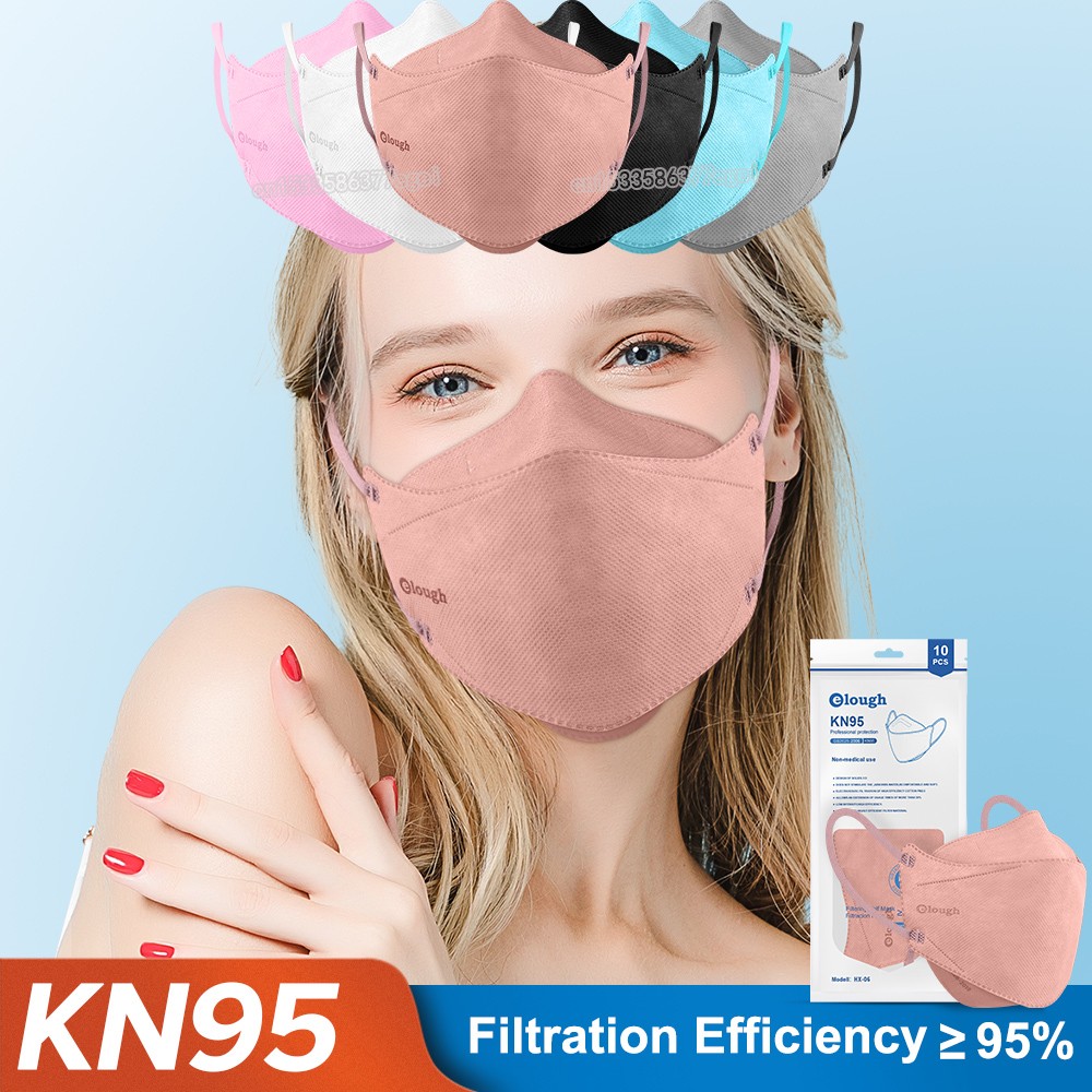 KN95 Mask 4 Layers Safety KN95 Dust Masks FFP2 Respirator Filter FFP2Mask Face Protective Dust Mask FFP2 FFP3