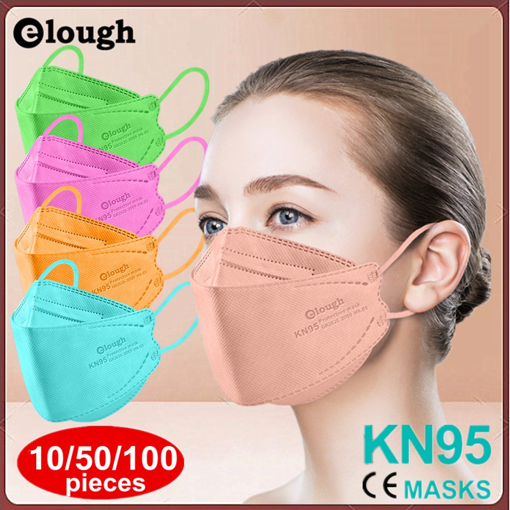 قناع Elough Mascarillas ffp2 Faciales homology adas fpp2 معتمد قناع Cubrebocas KN95 FFP2 قناع Masque Noir واقي يمكن إعادة استخدامه للوجه