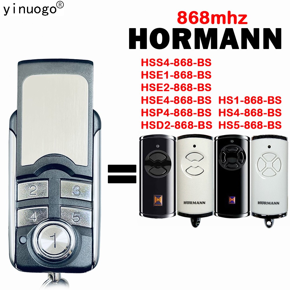 Hörmann HS5 HSE2 HSE4 HS4 HS1 868 BS Garage Remote Control hörmann HS5-868-BS HSE2-868-BS HSE4-868-BS HSS4 HSP4 HSD2 HSD2 HSP4