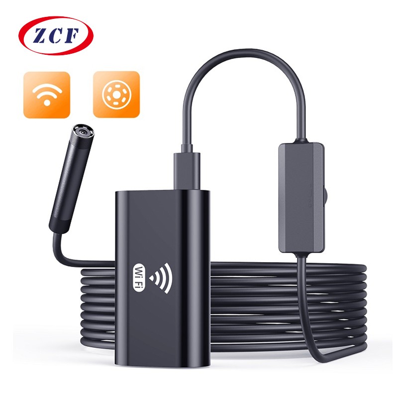 F99 Wifi المنظار كاميرا HD720P 8 49mmlens USB كاميرا شبه جامدة كابل للماء فون الروبوت اللاسلكية سيارة التفتيش Borescope