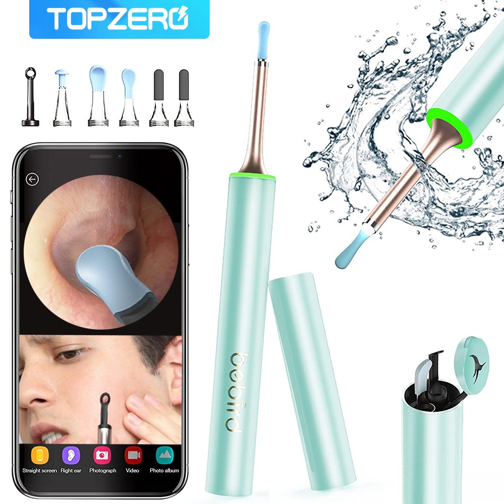 Bebird T15 Optical Ear Cleaner Endoscope Camera 2in1 Acne Wax Removal Cleaning Interaural Tool IP67 Waterproof Otoscope Mini Camera