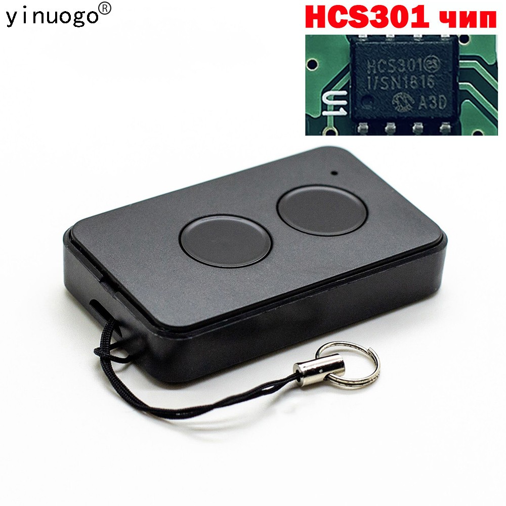 2 Pro 433MHz Dynamic Code Remote Control Rotation Transmitter HCS301 Chip 2 Buttons Remote Control Garage Door Fender