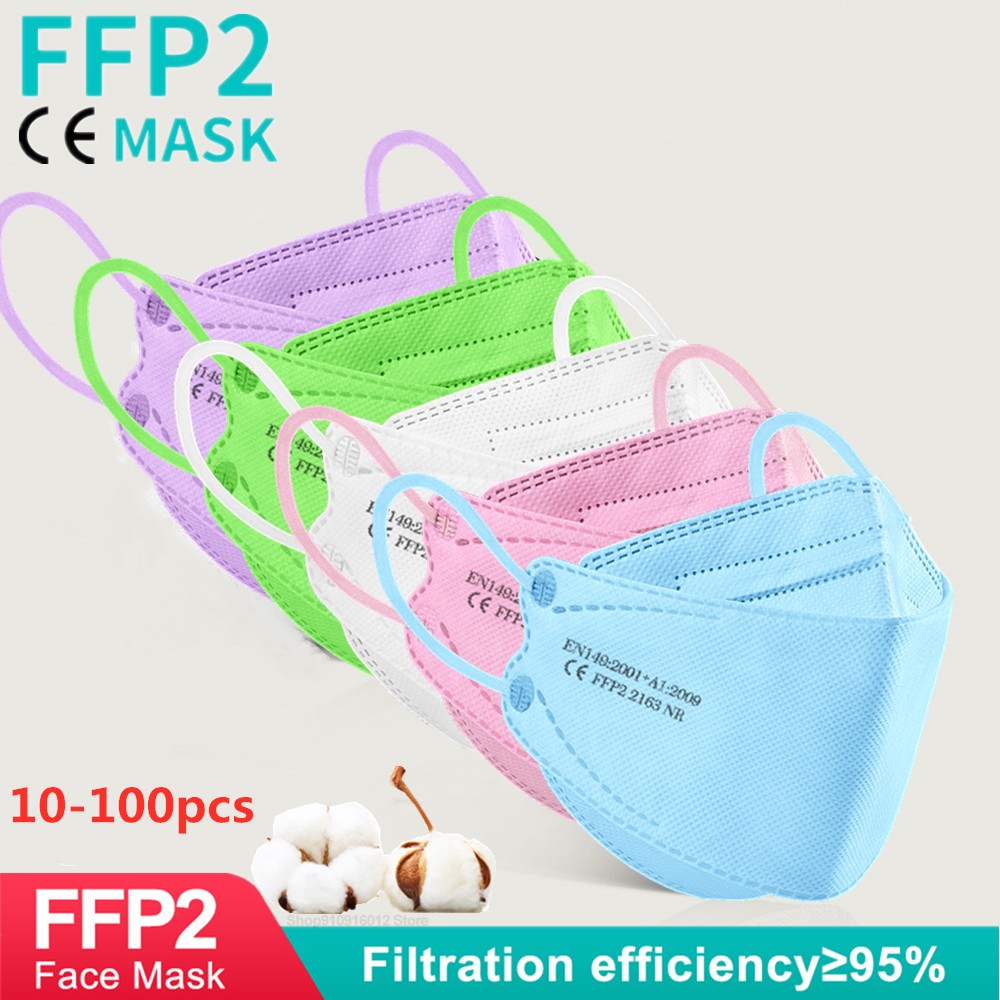 ffp2masque mascarilla fpp2 certified korean respirator industrial mask KN95 reusable ffpp2 fish mask