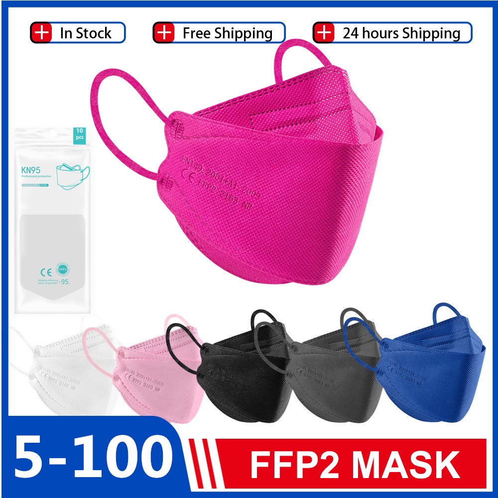 Black Face Mask FFP2 Mascarillas KN95 FPP2 Masks Colorful Reusable Mouth Mask FFP2 Approved Respiratory Masks ffp2fan ffp3