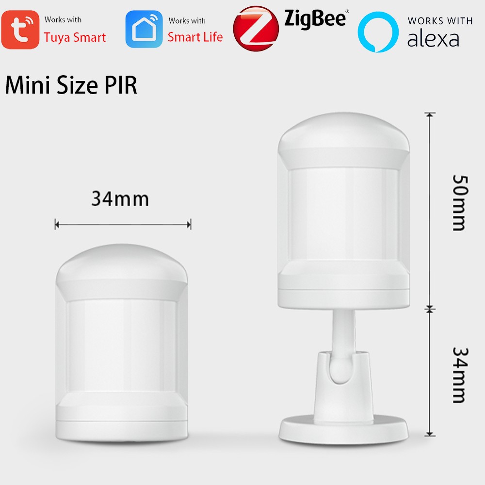 تويا سمارت زيجبي 3.0 بطارية اليكسا PIR محس حركة كاشف 7 م 150 ° يعمل مع زيجبي BLE5.0 بلوتوث شبكة بوابة المحور