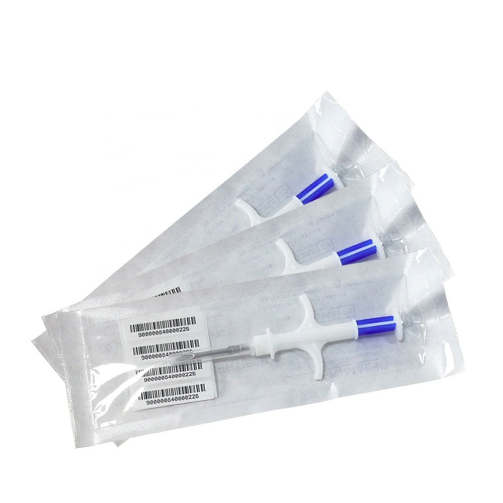 Riedel Free Shipping Pet Chips 2.12x1 2/1.4x8mm ISO11784/785 FDX-B Cat Dog,Snake Syringe EM4305 Fish Chip