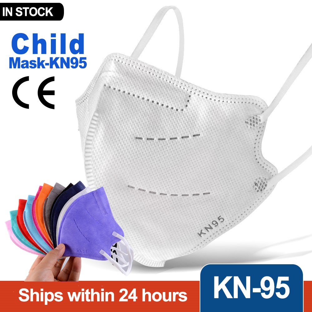 قناع FFP2 للأطفال بعمر 6-9 أعوام ffp2 mascarillas niños KN95 masque enfant قناع وجه للأطفال mascarilla fpp2 homology ada ffp2fan fp3