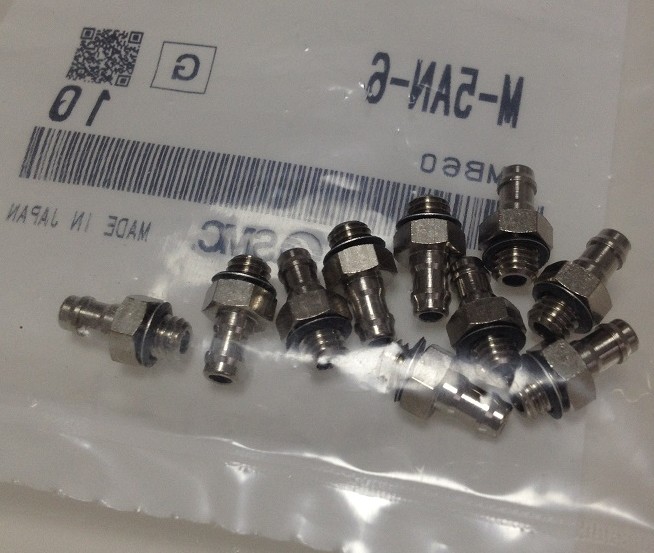 1Bag/10pcs New M-5AN-6 M5AN6 Fittings Free Ship #ath