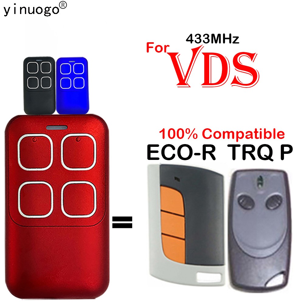 VDS ECO-R TRQ P كراج عن بعد التحكم استبدال باب المرآب الأمر فتحت الباب 433 ميجا هرتز المحمولة اللاسلكية الارسال 433.92 ميجا هرتز