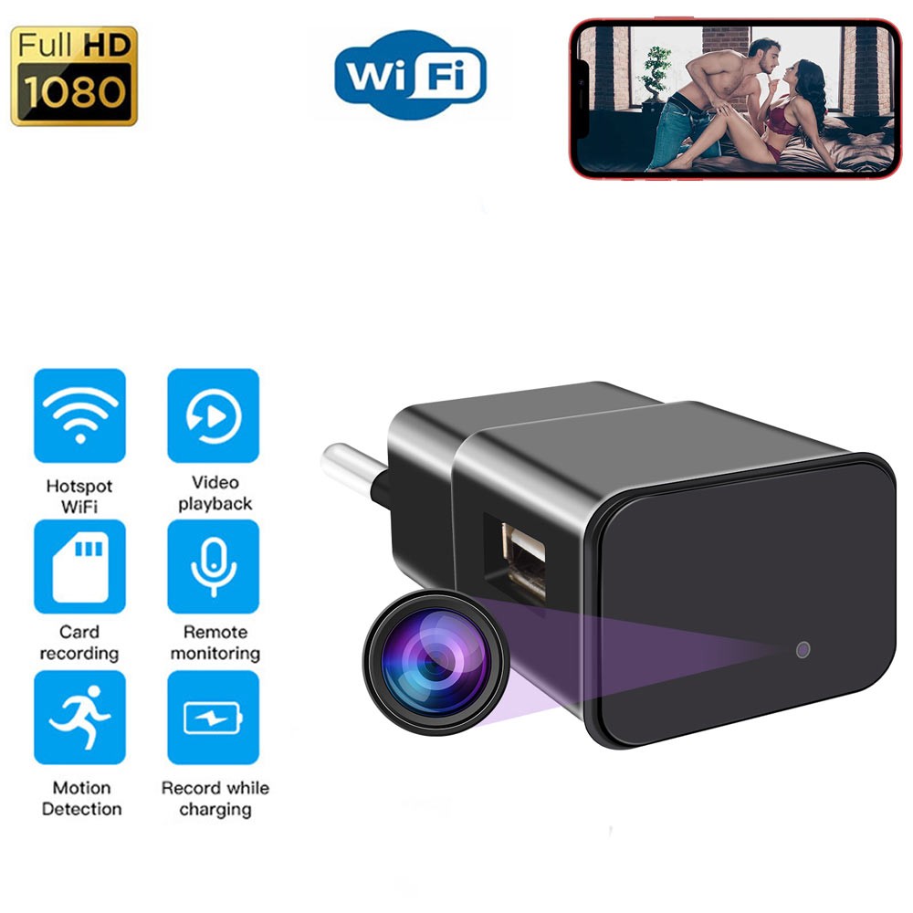 Mini Surveillance Cameras with WiFi 1080P HD Smart Home Security IP Camera Multifunctional USB Recorder Camcorder Video Audio Recorder DVR