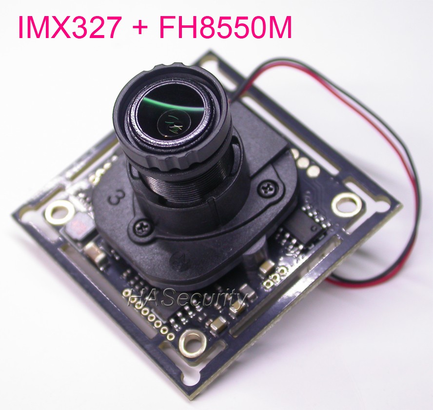 AHD-H (1080p)/CVBS 1/2. 8" SONY STARVIS IMX327 CMOS Sensor + FH8550 CCTV Camera PCB Board Module + OSD Cable + M12 Lens + IRC (UTC