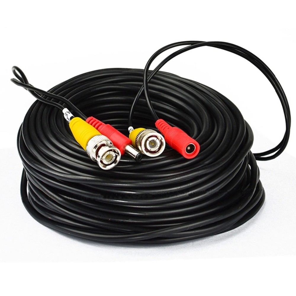 NEWCE AHD Camera Cables 5M/10M/20M/30M BNC Output Cable DC Connecting Cable for Analog AHD Surveillance CCTV DVR System Accessories