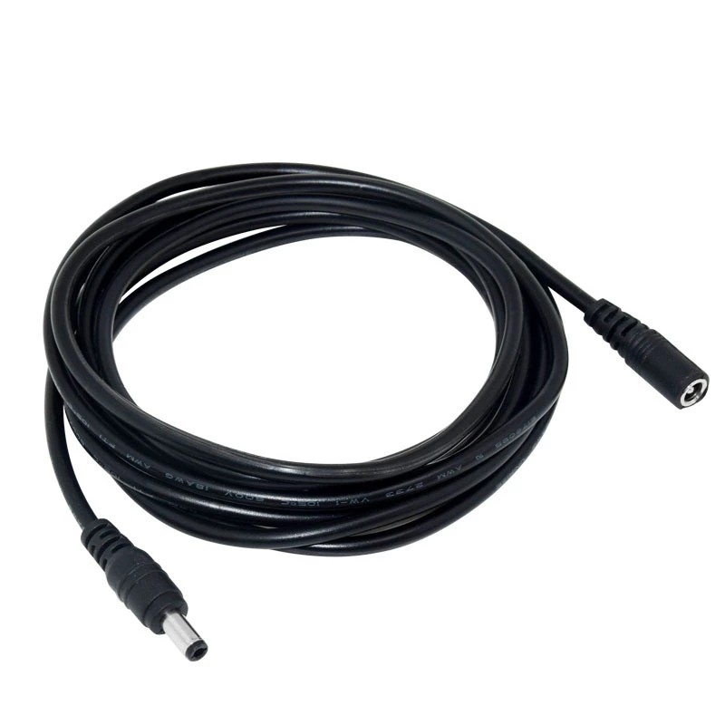 NEWCE DC 12V CCTV Camera Extension Cable 3/5/10/15/20/30m 5.5mmx2.1mm Power Extension Cord Cables for Wifi/AHD/IP Security